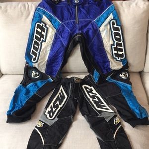 SALE!!!!Motocross pants Four adult and child nice condition